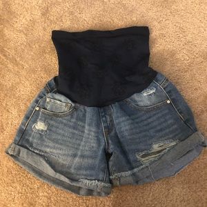 Jessica Simpson Maternity Denim Shorts